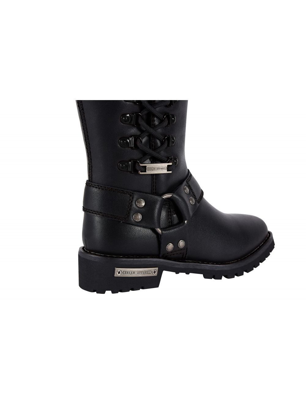 Women's Black Boots with Laces