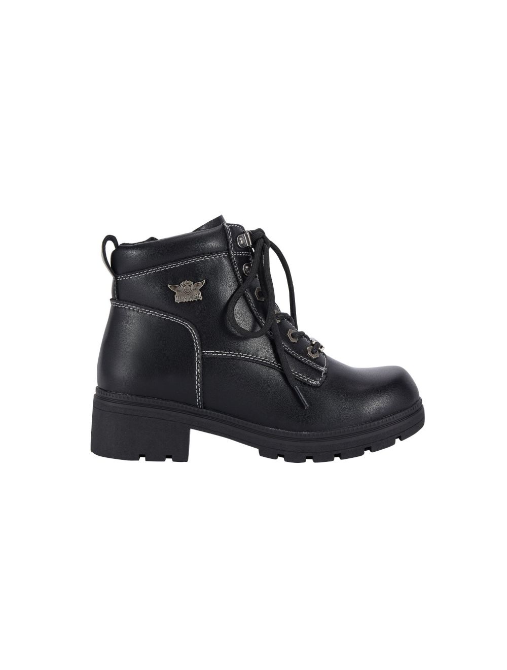 Women Black Biker Boots