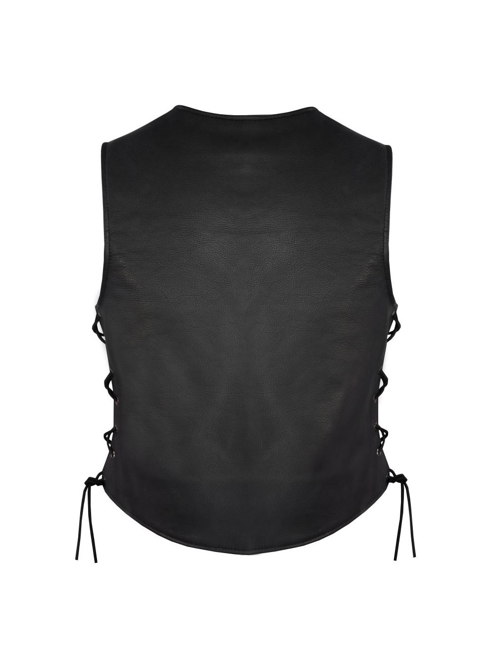Women Black Vest Side Laces