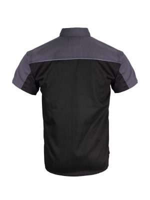 Mechanic Shirt Straight Bottom Grey/Black