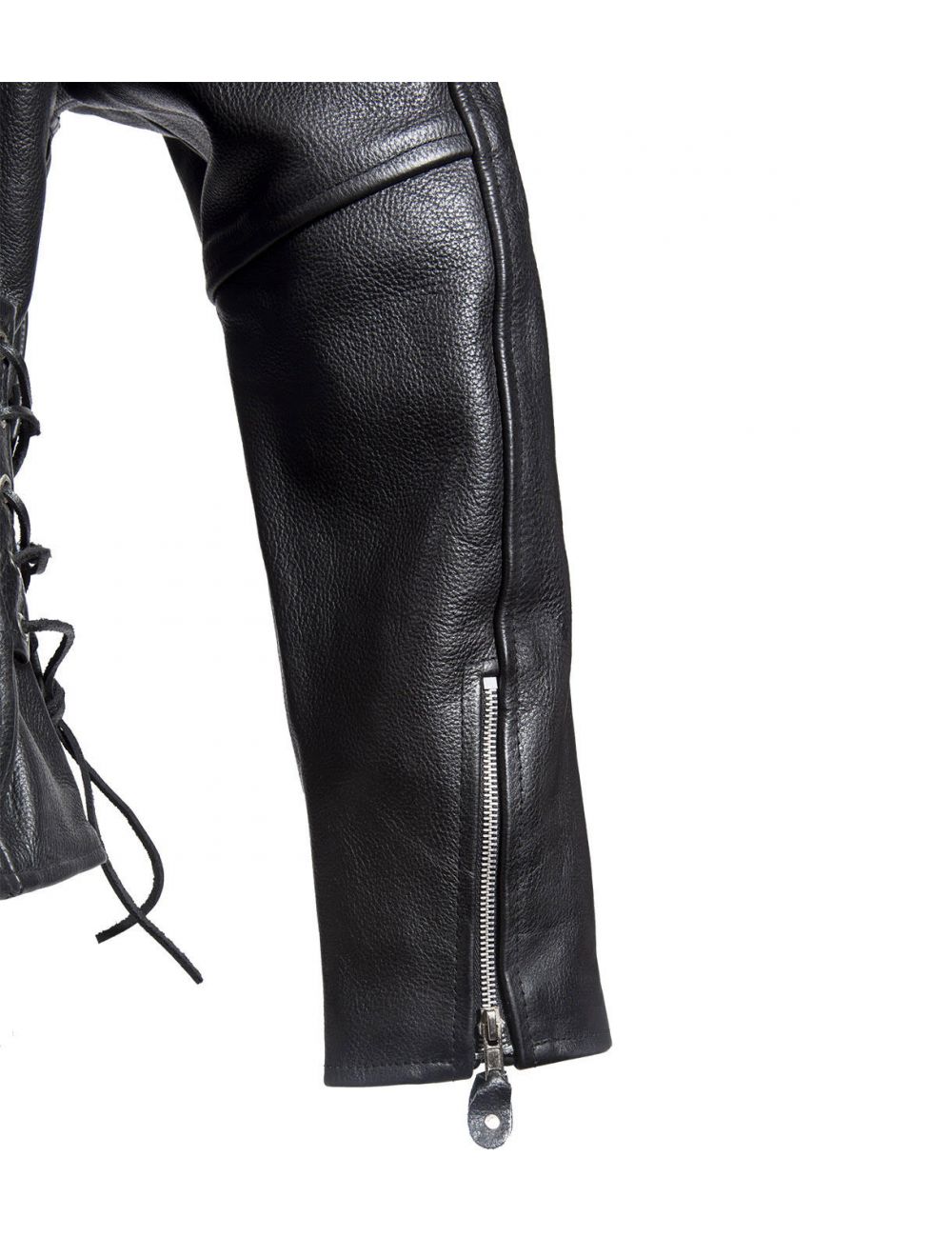 Men's Classic Police Style Motorcycle Jacket