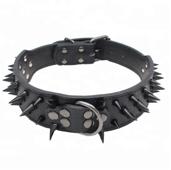 Pet Spiked Studded Leather Collars