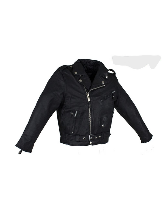 Teens Leather Motorcycle Jacket