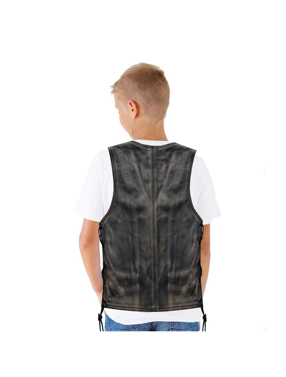 Kids Distress Brown Vest