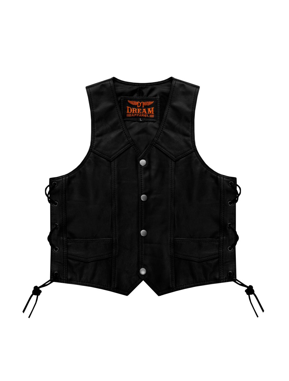 Kids Regular Vest with Side Lace Sides