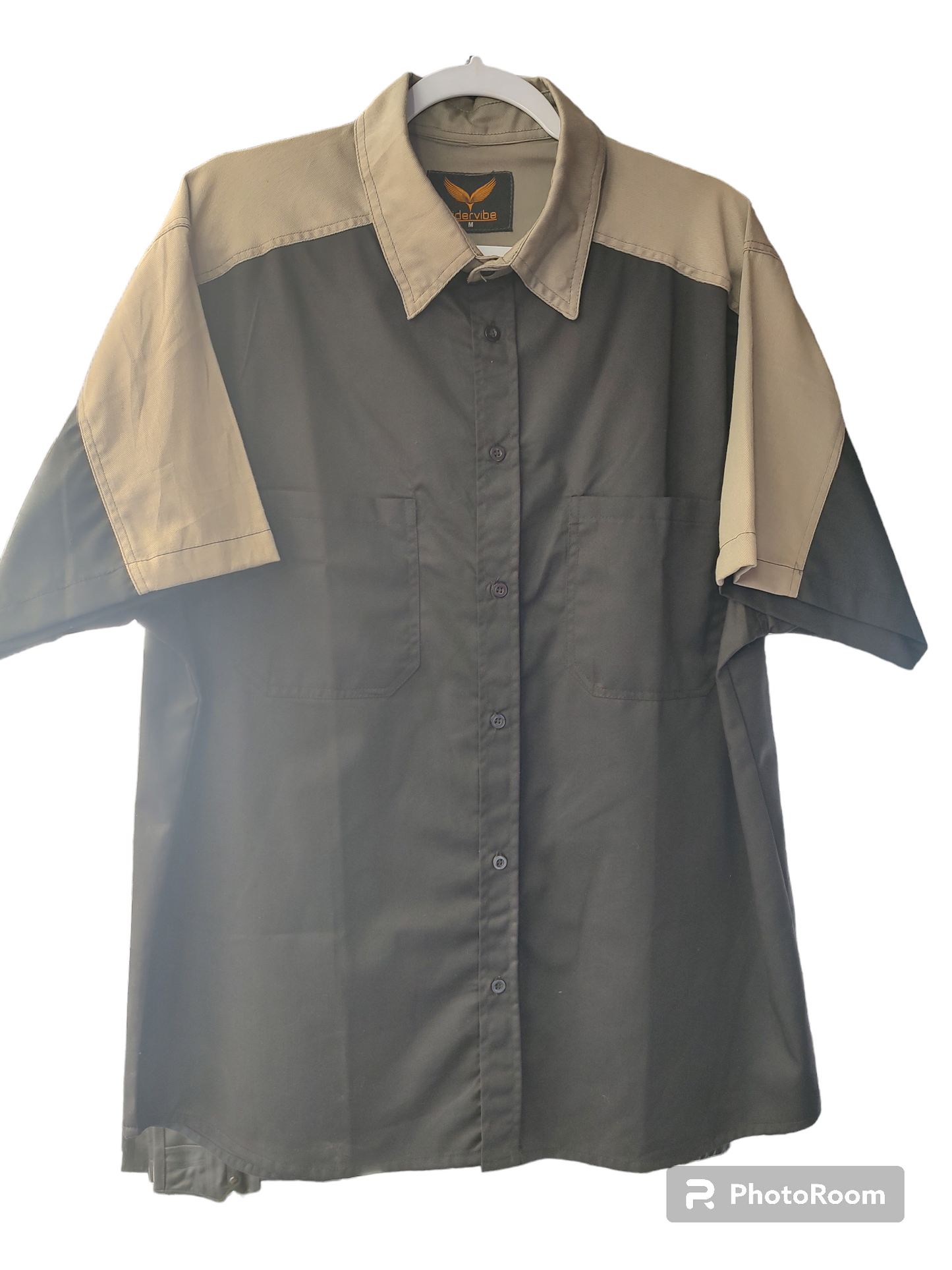 Mechanic Shirt Straight Bottom Grey/Black