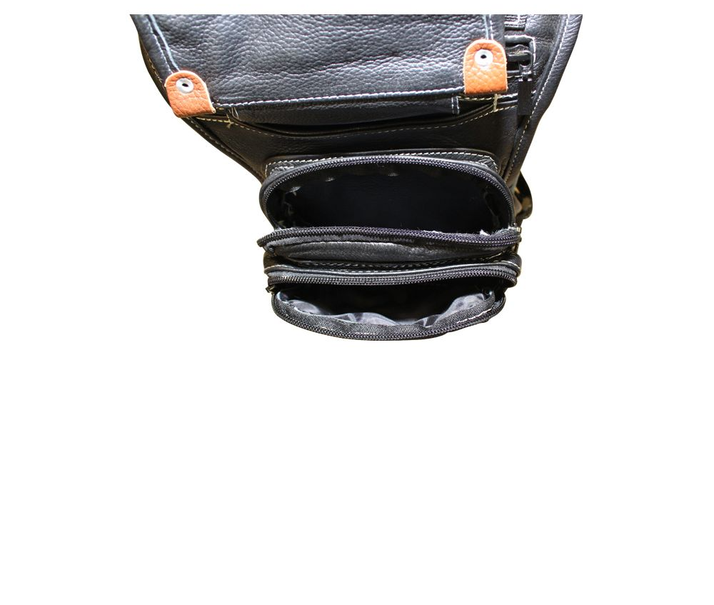 Leather Thigh Bag W/ Gun Pocket