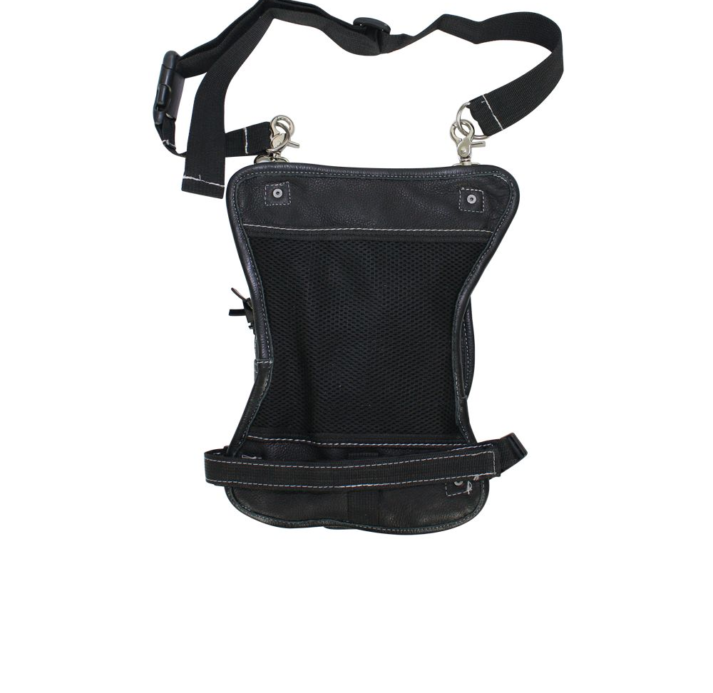 Leather Thigh Bag W/ Gun Pocket