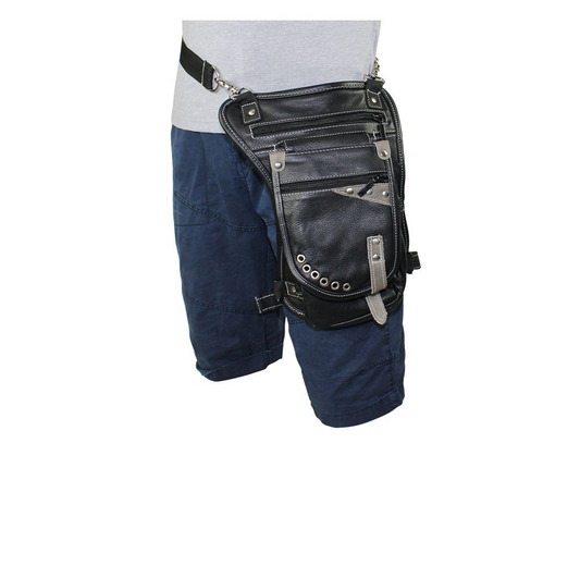 Leather Thigh Bag W/ Gun Pocket